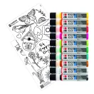 Marabu Window Color üvegmatrica festék szett - "Kert", 10 x 25 ml