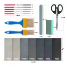 Let's Resin - csiszoló-polírozó készlet sok eszközzel