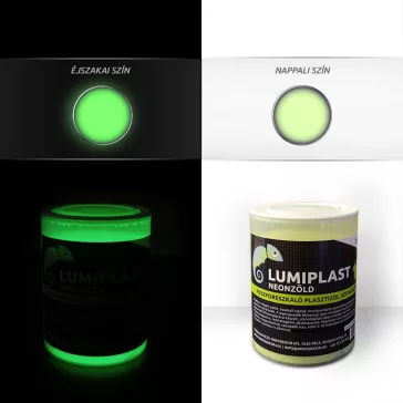   LumiPlast NG foszforeszkáló plastisol szitafesték - neonzöld, 1kg