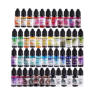Let's Resin Alcohol Ink szett - 48 x 10 ml