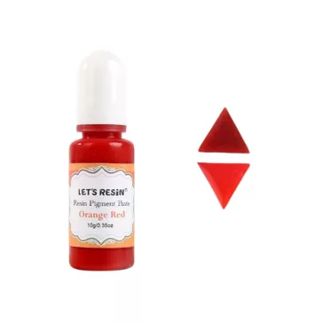   Let's Resin folyékony pigment paszta - vérnarancs, 10 g