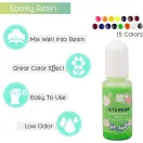Let's Resin folyékony pigment - lilás-piros, 10 ml