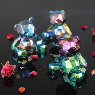   Let's Resin kaméleon effekt pehely - ibolya-kék, Luxury Edition
