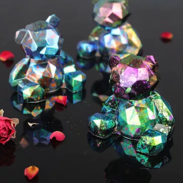   Let's Resin kaméleon effekt pehely szett - 8 színben, Luxury Edition