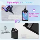 Let's Resin UV-gyanta - kemény típus, 200 g, UV lámpával és kiegészítőkkel