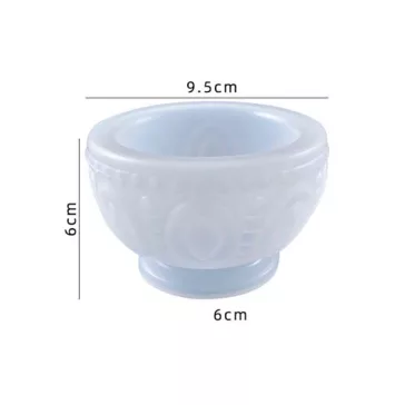 Szilikon öntőforma - díszes gyertyatartó 1.