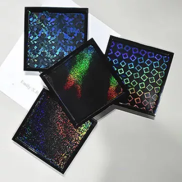 Szilikon öntőforma - hologramos alátét, négyzet 1.