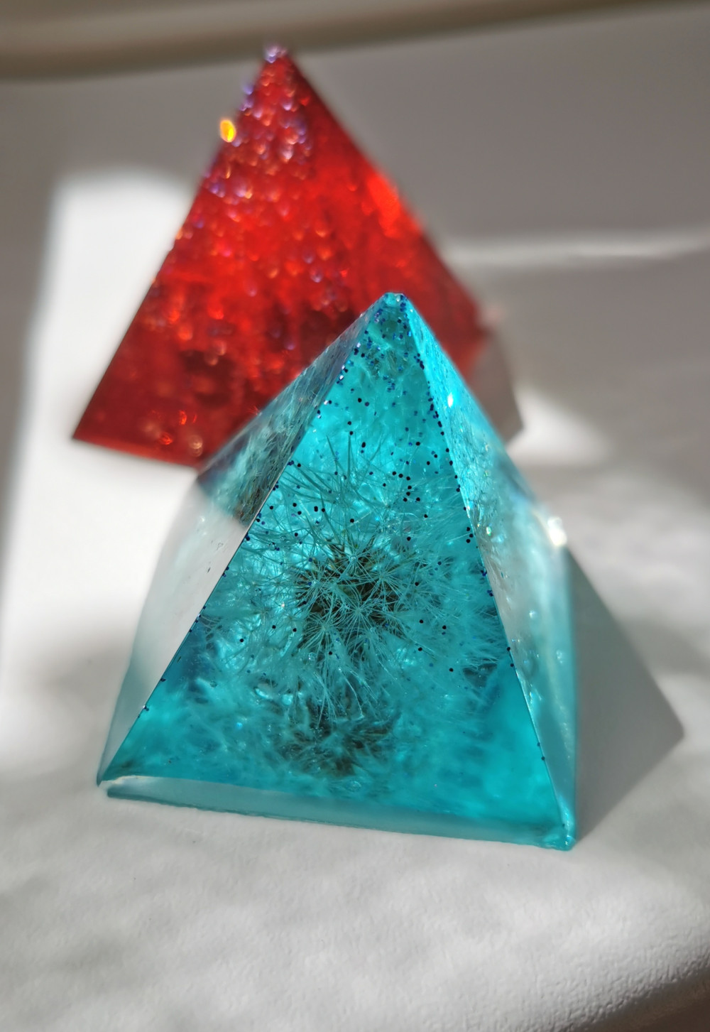 Szilikon öntőforma - piramis, 3 cm